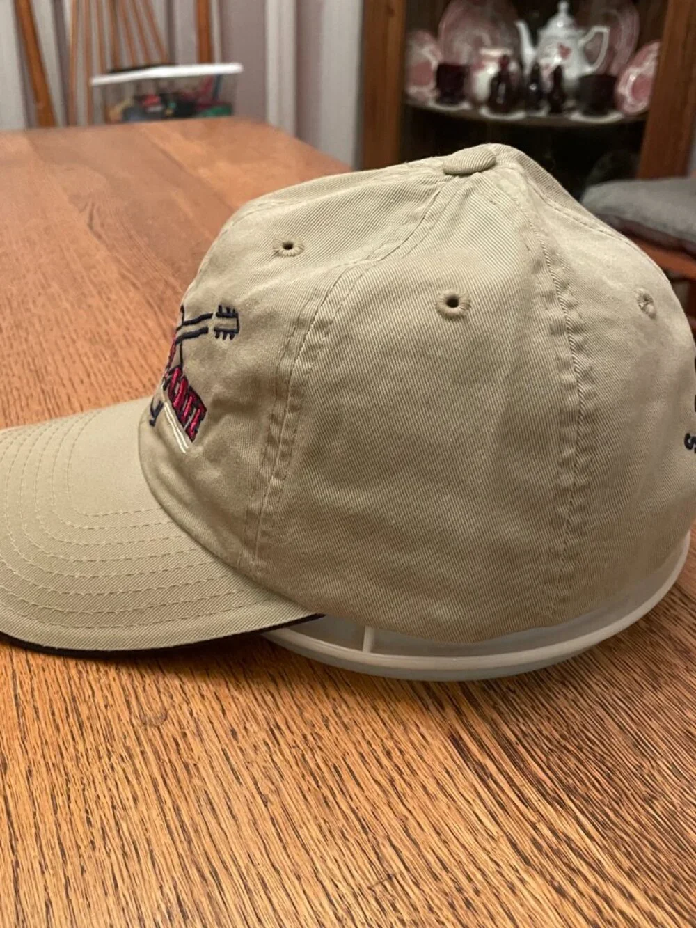 St. Thomas Hard Rock Cafe Beige Metal Buckle Strap Baseball Hat Cap